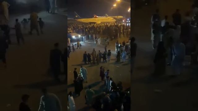 kabul airport scene || people want to leave kabul #kabul #airport#taliban