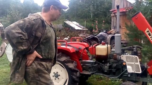 Бюджетный YANMAR YM1500 для таежной пасеки,тракторс25.