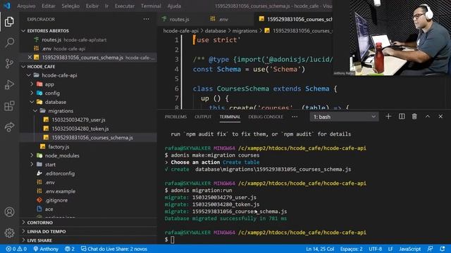 API com AdonisJS, PostgreSQL e Deploy no Heroku no Hcode Café ☕ #30 смотреть онлайн