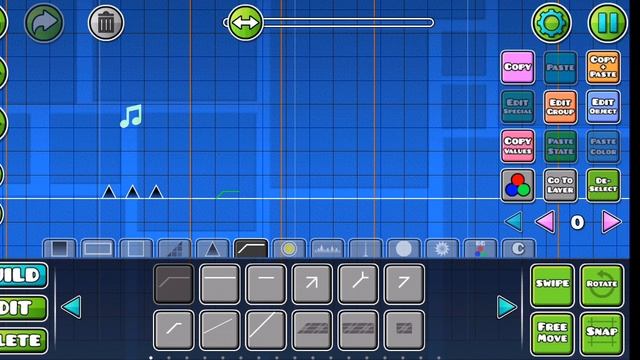 Делаю короткий уровень в геометрия даш