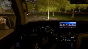 City Car Driving - LEXUS LX570 WALD | Night Driving