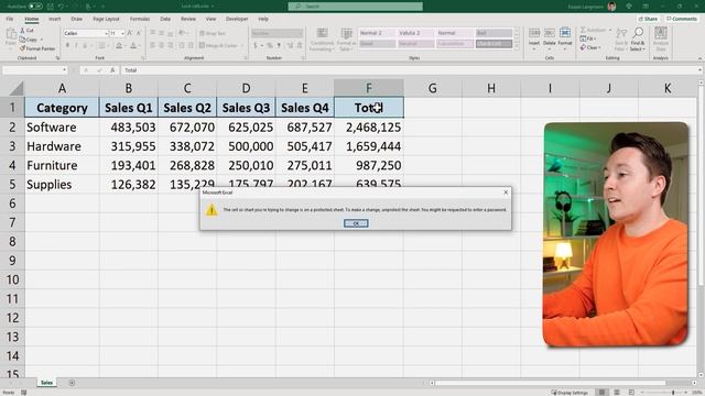 How To Lock Cells In Excel [with and without password] смотреть онлайн