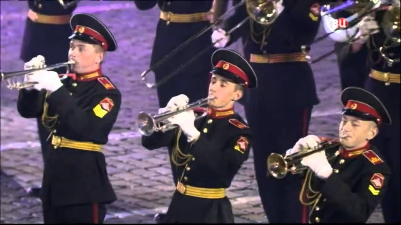 "Спасская башня-2015". Фестиваль военных оркестров на Красной площади - выступление России
