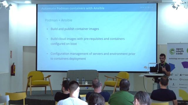 Podman and Ansible RedHat- Ricardo Carrillo Cruz - OpenSouthCode 2023 смотреть онлайн