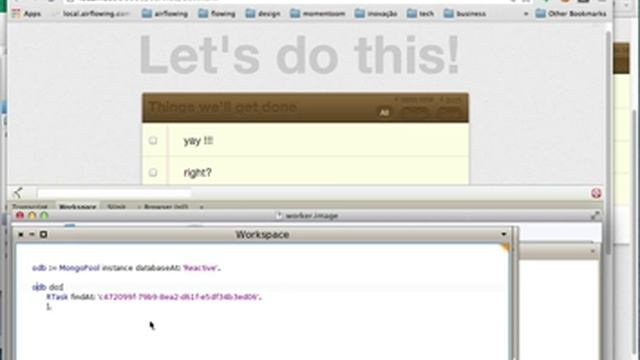 A tour into tasks, a flowing experiment on full-duplex web applications using web sockets смотреть онлайн