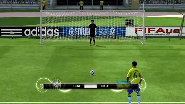Пенальти FIFA 12 Украина Бразилия смотреть онлайн