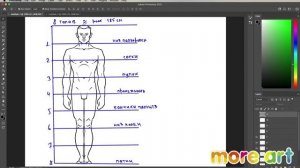 Как нарисовать человека в полный рост - начальный этап / Курс «Рисование в Photoshop для начинающих»