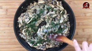 Рулет из лаваша с курицей, грибами и сыром