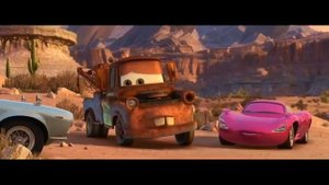 Mate Corre em Radiator Springs Do Grand Prix | Pixar Carros | Português Brasil