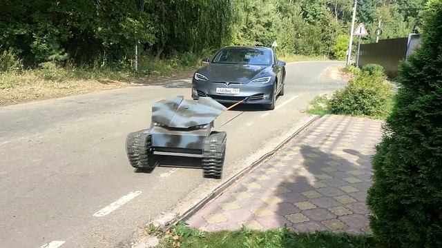 Гусеничный автономный робот