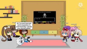 undertale and ddlc react to "undertale genocide package - megalovania"