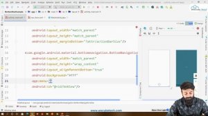 BottomNavigationView in Android Studio | Android Studio Tutorial for Beginners