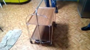 Столик сервировочный раскладной на колёсиках