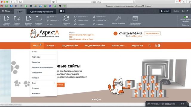 Админка 1С БИТРИКС Как выглядит внутри? Принципы управления.