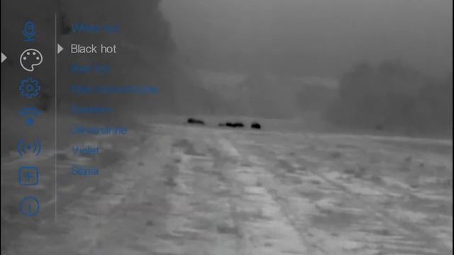 Thermion XM30 hogs at 150y Color pallets Options смотреть онлайн