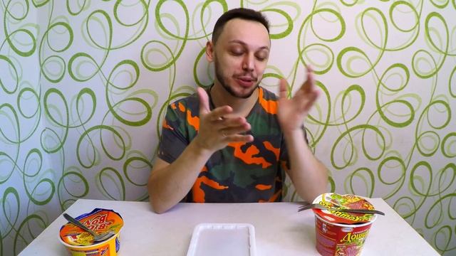 Лапша быстрого приготовления Роллтон, Доширак и Биг Бон - бюджетный обзор еды смотреть онлайн