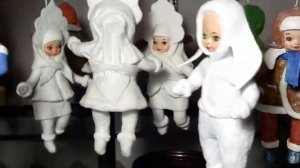 Елочная игрушка из ваты