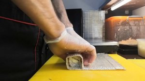 приготовление роллов рисом верх