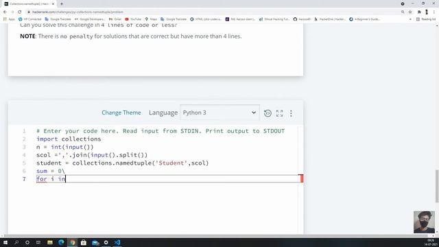 Collections.namedtuple() || HackerRank Solution смотреть онлайн