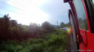 Кабардинская - Гойтх из задней кабины грузового электровоза