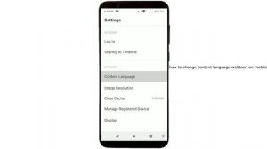 how to change language in webtoon || change app-text & content language webtoon on mobile