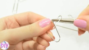 DIY Вешалка ИЗ СКРЕПКИ / Hanger FROM STAPLES