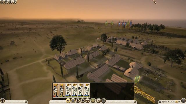 Total War Rome2. ДЛС Рассвет Республики. Сеноны #10 - Обороняемся и атакуем смотреть онлайн