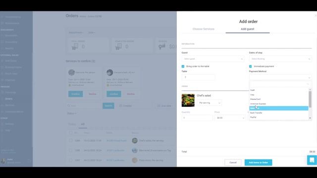 How to create an order for a guest without a reservation in the HotelFriend System смотреть онлайн