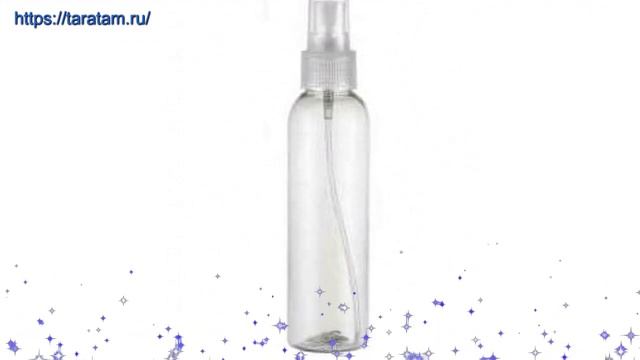 Флакон 150 мл прозрачного цвета с прозрачной спреем крышкой производства Китай смотреть онлайн