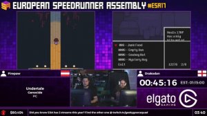 #ESA17 Speedruns - Undertale [Genocide] by Drakodan and Firepaw