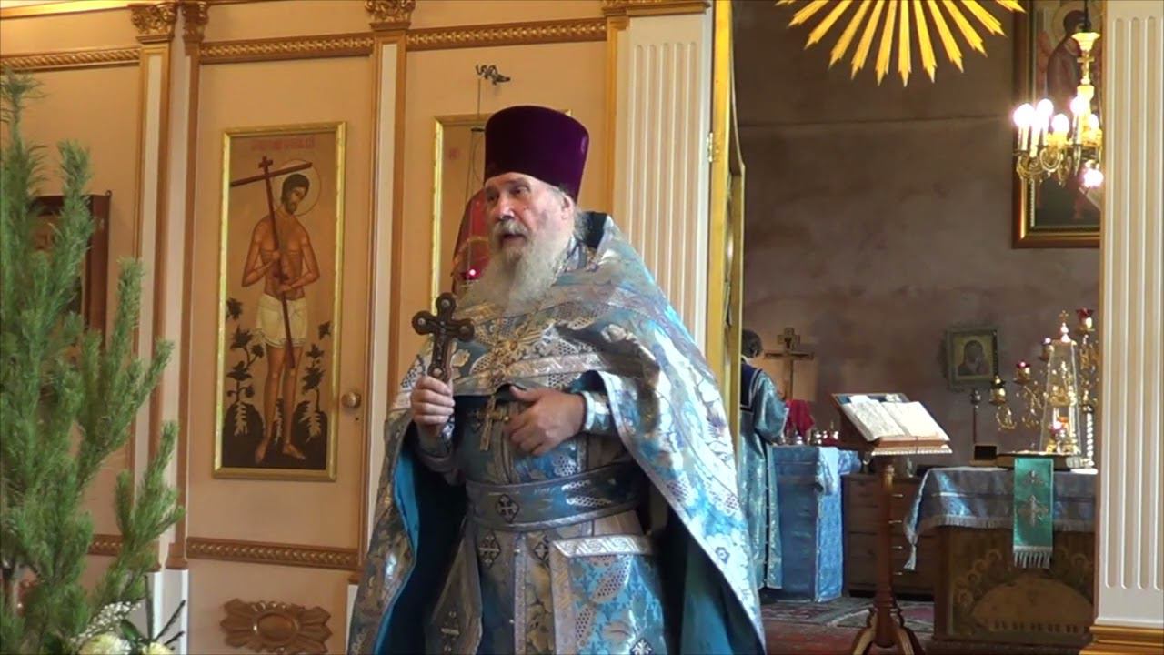 2023_01_08 Престольный Праздник Иконы Божией Матери "Трех радостей" - Прот. Иоанн Каледа