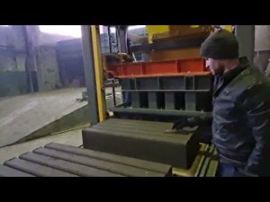Запуск полуавтоматизированной линии на базе вибропресса STEIF VFL-0.6/2 в г. Ясногорске