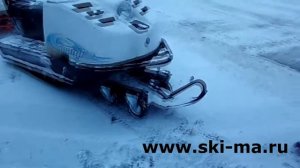 Подготовка лыжных трасс. Колёса для транспортировки снегохода Буран