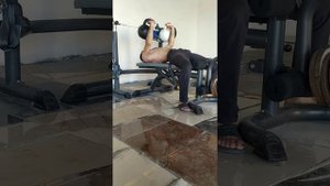 Жим гири по 16 кг лежа