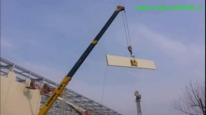 Вакуумный захват для  сэндвич-панелей