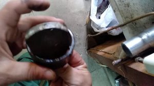 Снятие втулок из рычагов луаза