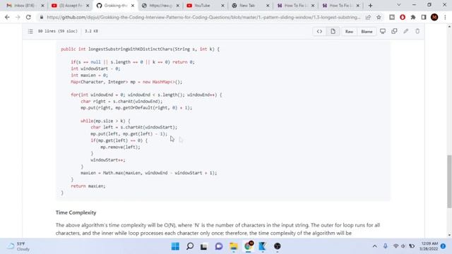 Grokking the Coding Interview | Sliding Window
