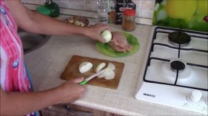 Салат из картофеля. Картофель по корейски.