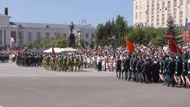 г.Орёл - 09.05.2018г.- День победы - Парад (Самопал)