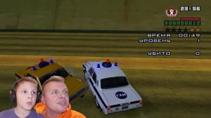 ЕДЕМ на Советских МАШИНАХ за ПОЛИЦИЮ в GTA!!! Игорь и ПАПА в ГАИ в ГТА
