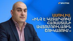 Ասուլիս. «Ինչ է կատարվում Հայաստանի ավտոմոբիլային շուկայում»