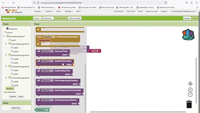 How To Create Weather Info App in MIT App Inventor 2