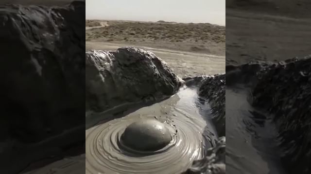 Гобустан Грязевой Вулкан Азербайджан Qobustan, Mud Volcano, Azerbaijan