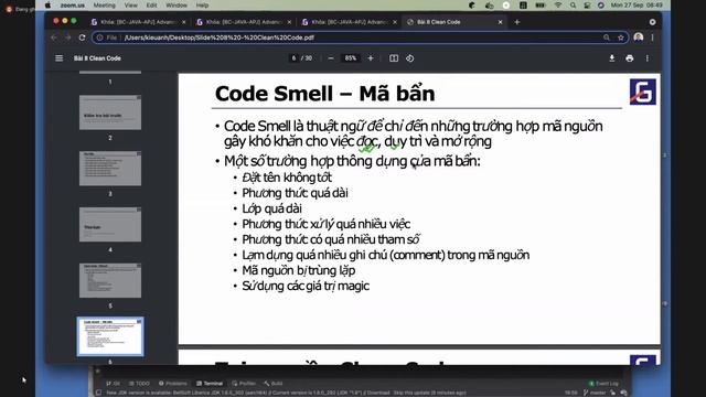 [Java] Clean Code смотреть онлайн
