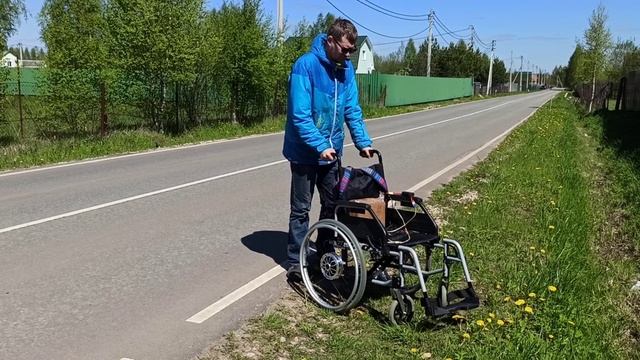 инвалидная коляска своими руками из гироскутера