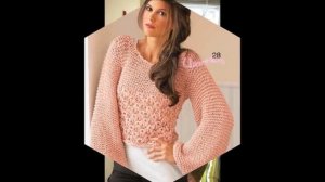 Вязание Спицами - Женский Пуловер, Джемпер - 2019 / Knit Knitwear Women's Pullover Jumper