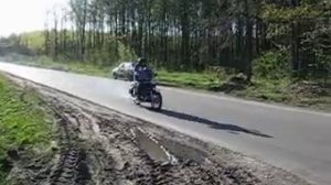 Днепр К-750 на дыбы.