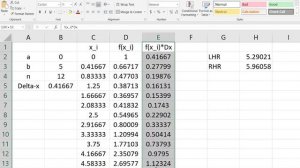 Using Excel to Build a Simpson's Rule - ish numerical integration