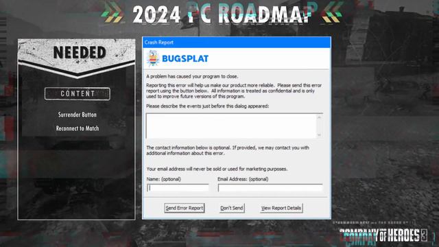 Here's What's Coming! Road Map 2024 (Confirmed, Needs & Wants) | Company of Heroes 3