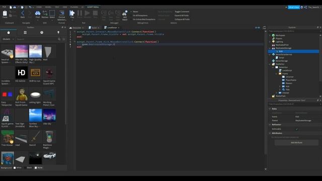 How to Make Kick GUI! - Roblox Studio смотреть онлайн